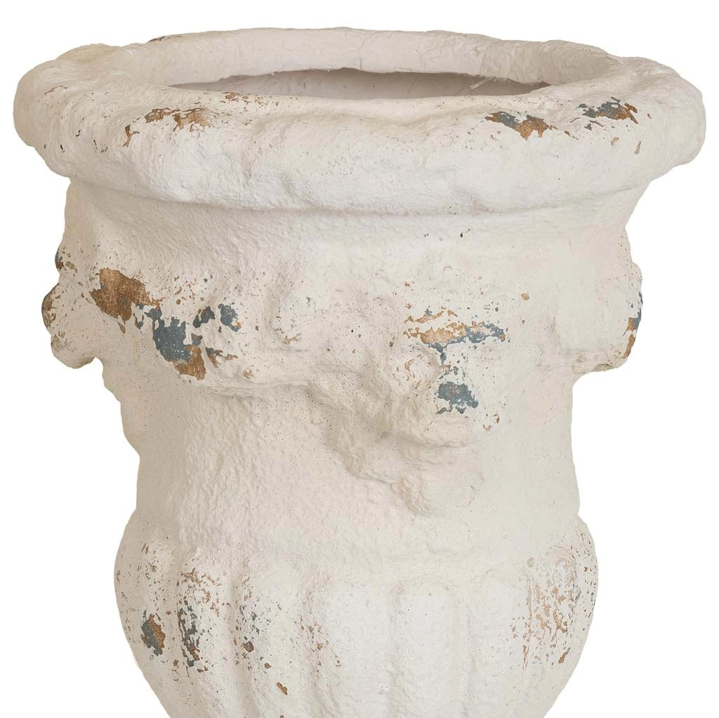 Vaso in magnesio bianco 29x29x50h