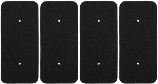 Filtri per asciugatrice 4 pezzi - spugna per filtro - schiuma per filtro - 275 x 125 x 10 mm - compatibile con Candy Hoover - alta qualità