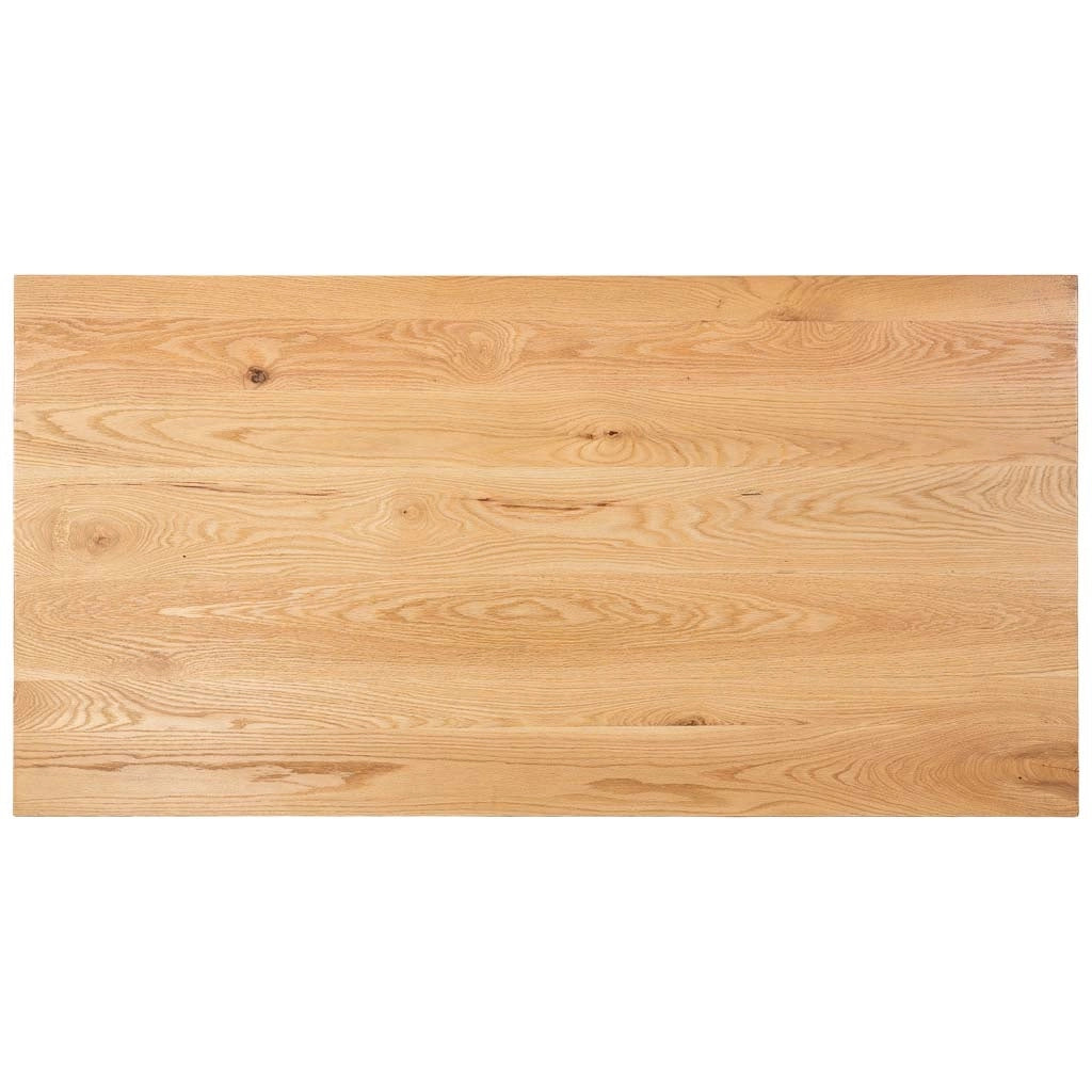 Tavolo da centro in legno marrone e nero 140x70x46h cm