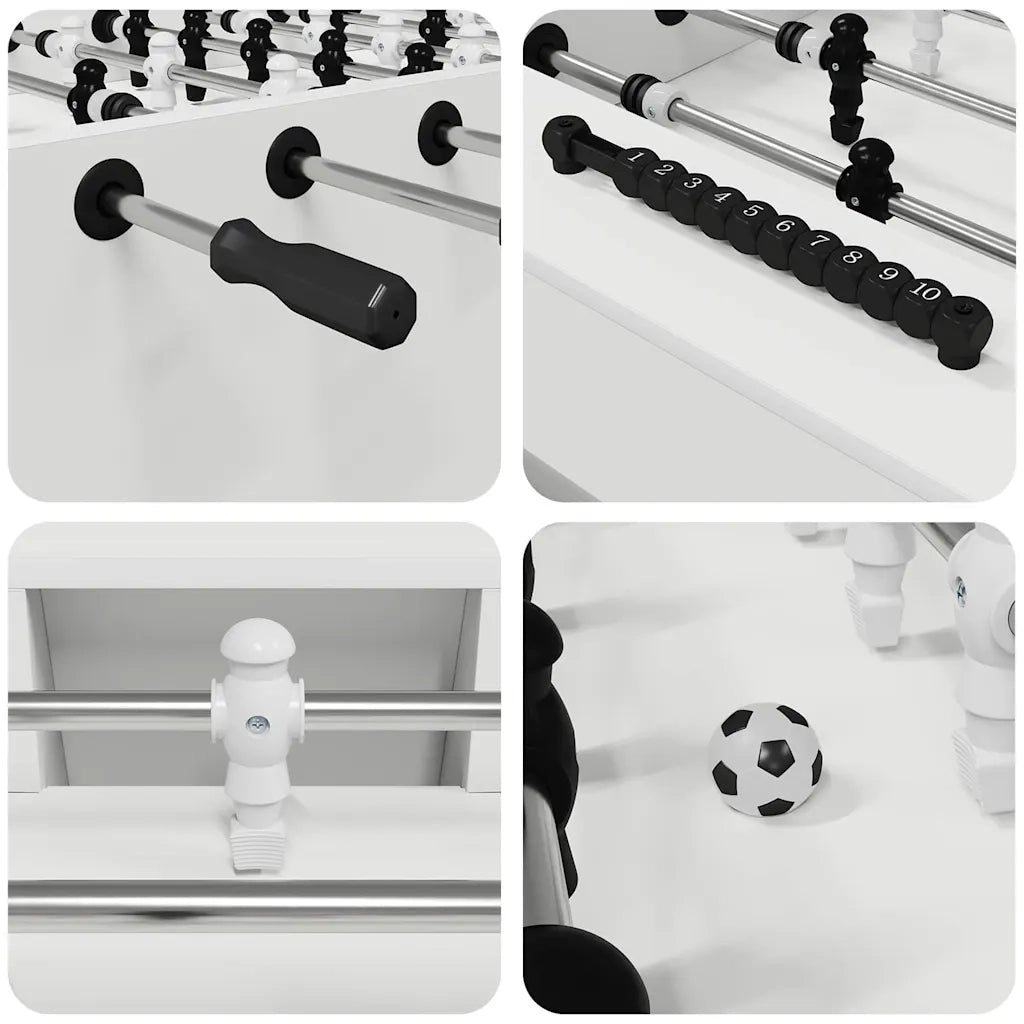 Tavolo da Foosball Bianco 146,5 x 74 x 85 cm 3378199