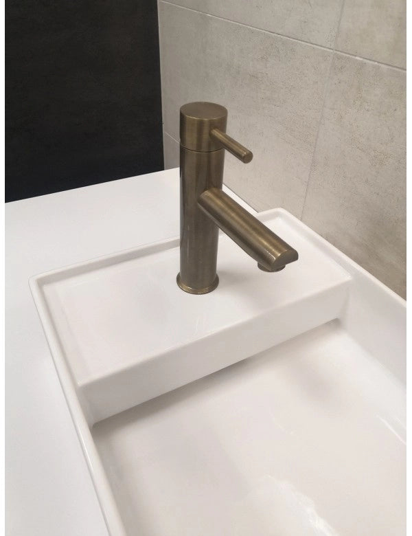 SEINA miscelatore lavabo in ottone bronzo H. 19,8 cm