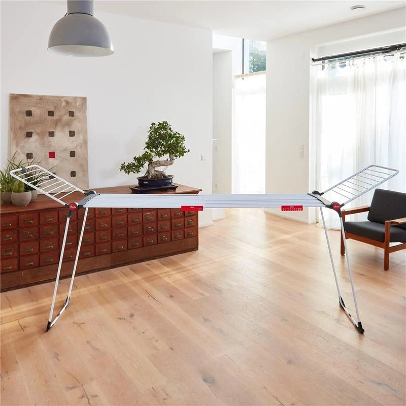 VILEDA INFINITY FLEX XXL STENDIBIANCHERIA, ASTE TELESCOPICHE ESTENDIBILI STENDIBIANCHERIA GIÀ MONTATO BIANCO
