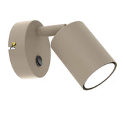 Applique Fun 1xGU10 beige acciaio Luminex