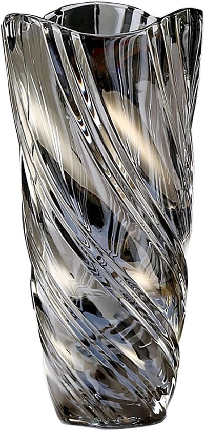 Vaso da Fiori 24 cm 3,4 lbs - Vaso di Vetro per Tulipani - Idee Regalo per Madri - Vaso di Cristallo Decorativo per Matrimoni