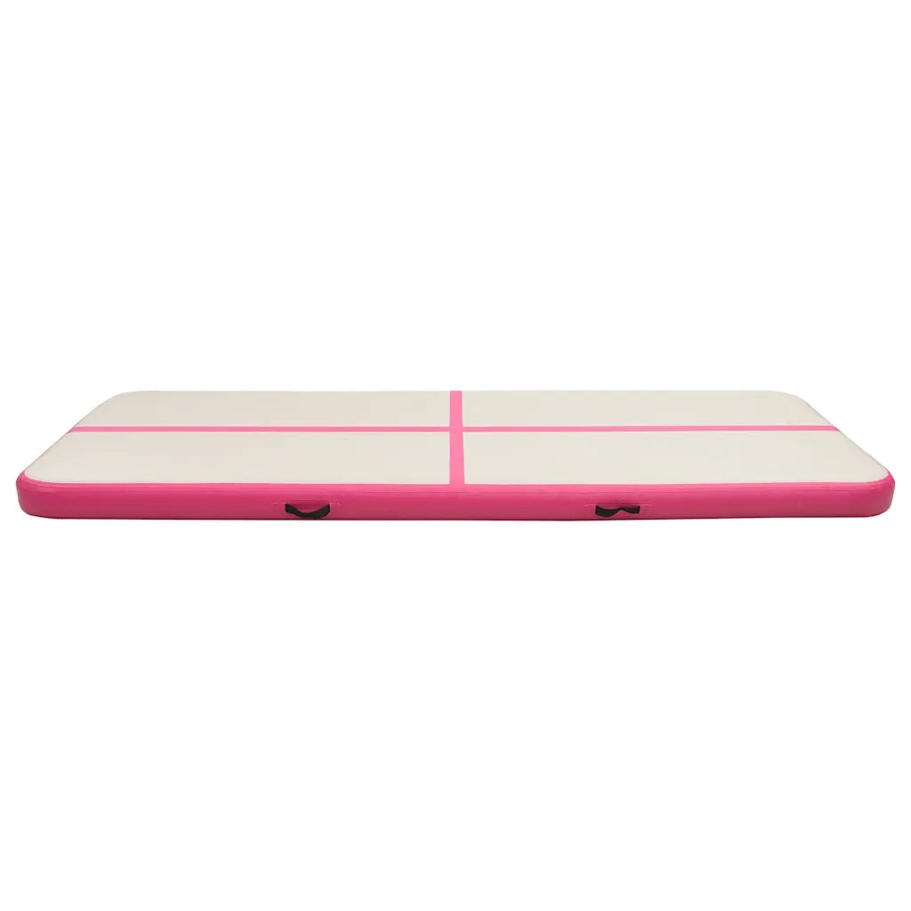 Tappetino Ginnastica Gonfiabile con Pompa 500x100x15cm PVC Rosacod mxl 106994