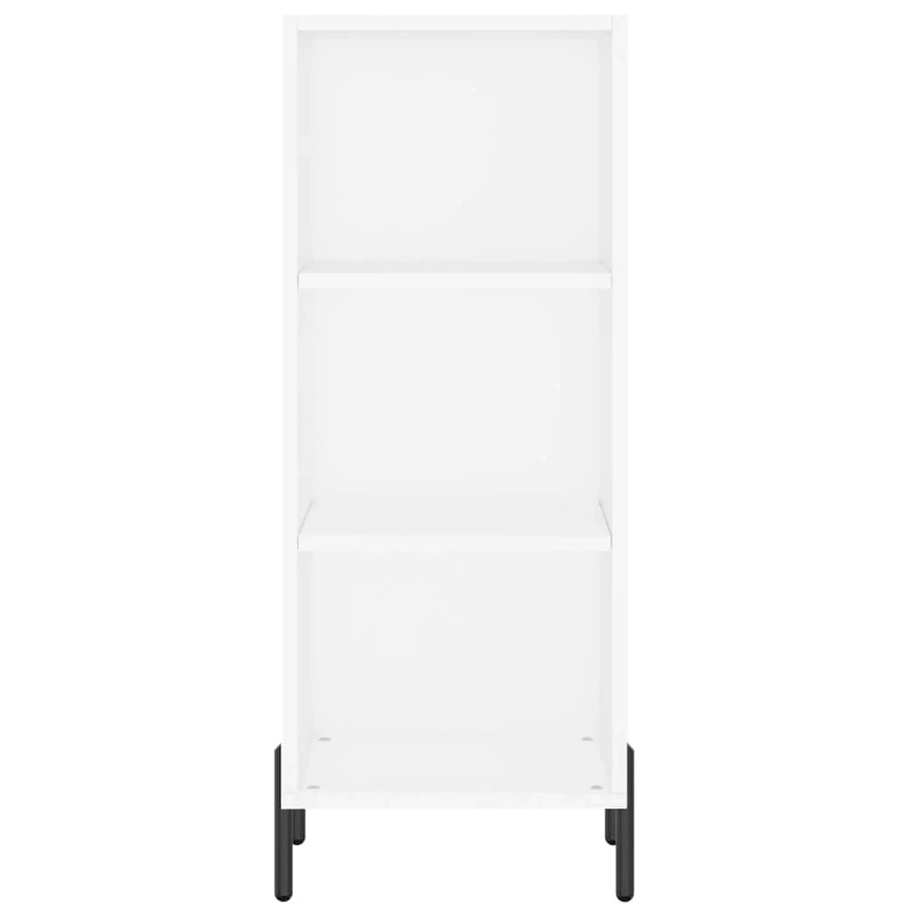 Buffet credenza cassettiera mobiletto mobile contenitore organizer per cucina soggiorno salotto 34,5 x 32,5 x 90 cm legno ingegnerizzato bianco 02_0030230