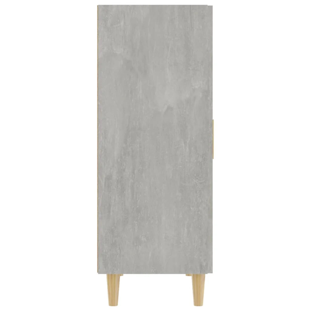 Buffet credenza cassettiera armadio mobile contenitore organizer per cucina soggiorno salotto 70 x 34 x 90 cm legno ingegnerizzato grigio 02_0032079