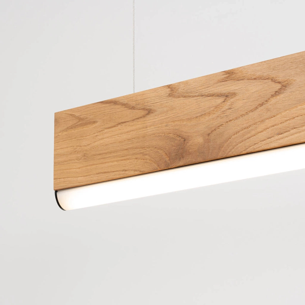Lampada sospesa in legno 150cm LED 36W 4000K LYKKE Thoro