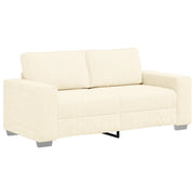 Divano | Divano da soggiorno | Sofa Divanetto Crema 180x77x82 cm Tessuto di Velluto a Coste