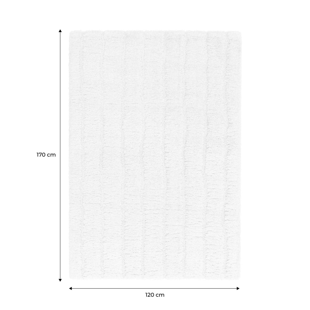 Tappeto da interno motivo lineare crema 120cm