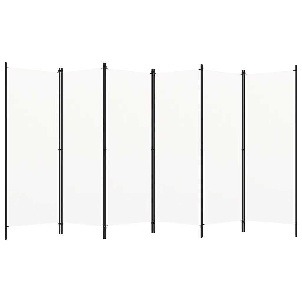 Paravento a 6 Pannelli Bianco 300x180 cm cod mxl 72948