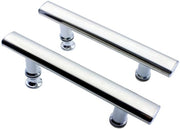 Vitaverticolo Maniglia per Doccia in Acciaio Inox - Maniglialeva per Doccia - Maniglialeva per Doccia con Viti - Pezzi di Ricambio - 145mm Portata Centrale da Foro a Foro - Adatto per Vetro di Diametro 4-12mm - Maniglialeva per Doccia