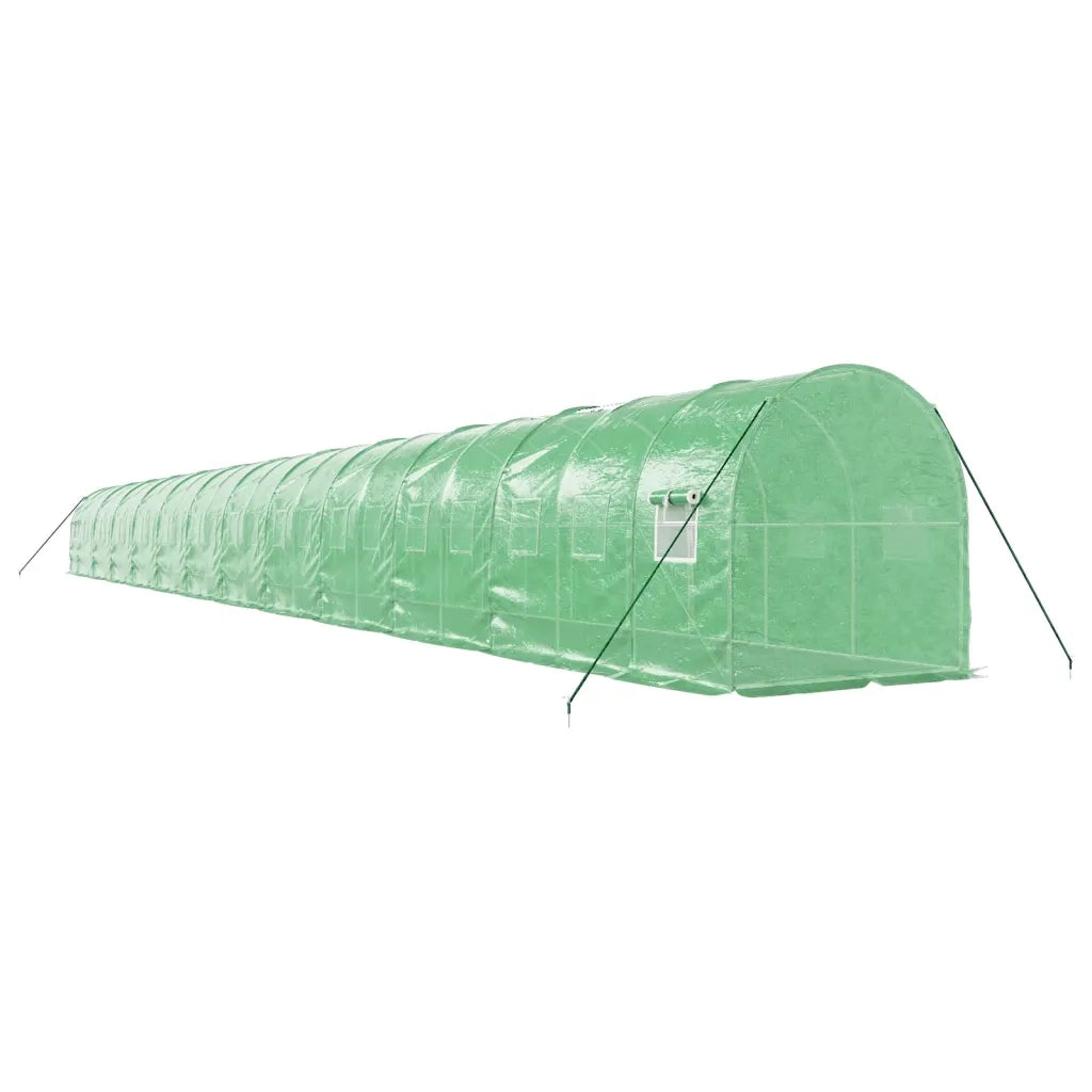 Serra con Telaio in Acciaio Verde 48 m² 24x2x2 m 3188027