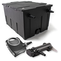 Set Filtro a 1 camera laghetto 60000l con Chiarificatore UVC 18W 3ª serie Pompa NEO8000 70W