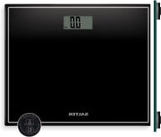 Pesi Digitali Compatti in Vetro Resistenti - Misura il tuo Peso - Unità di Misura Metrica/Imperiale - Display Digitale - Misurazioni Precise - Nero