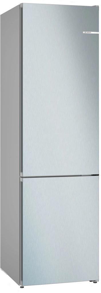 Bosch serie 4 kgn392lcf frigorifero con congelatore libera installazione 363 l c acciaio inox