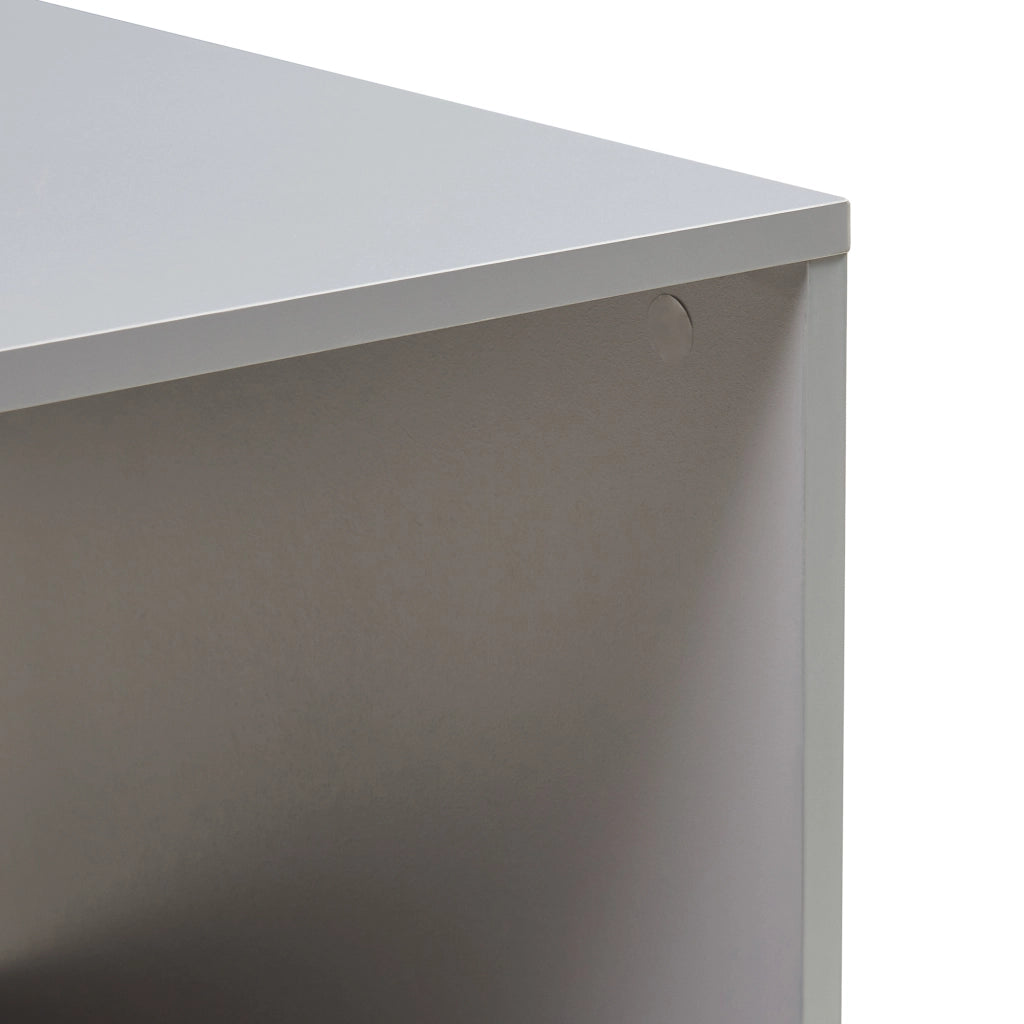 Tavolino da Salotto Haarlem con 3 Piani 90 x 50 x 41 cm - Grigio Chiaro [en.casa]