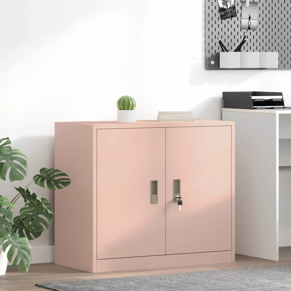 Armadio Rosa 80 x 40 x 70 cm Acciaio CFW7638924