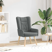 poltrona Grigio scuro 63 x 67 x 94 cm Tessuto e compensato 42001825
