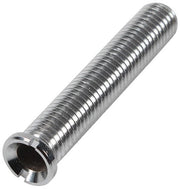 Viti a messina M12 x 70mm per lavandino - Viti a messina sostituibili - Viti a messina in ottone - Argento - Per stopper l'acqua - Adatto per lavandini - 1 pezzo