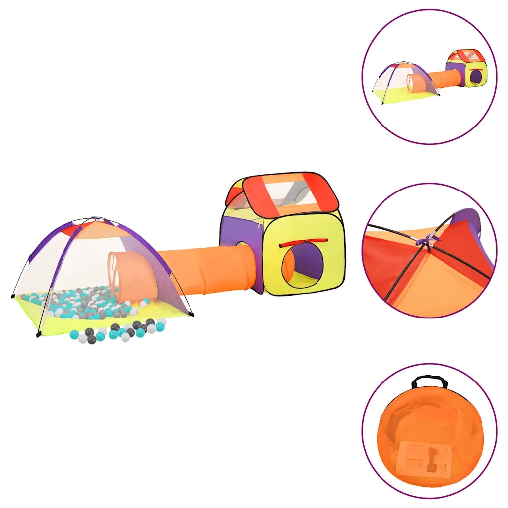 Tenda da Gioco Bambini 250 Palline Multicolore 338x123x111 cm cod mxl 76482