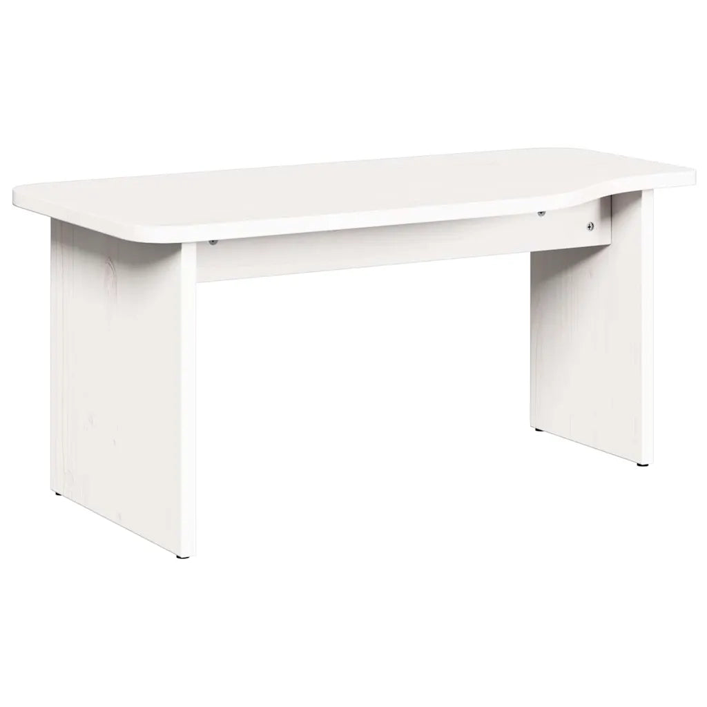 vidaXL Tavolino da salotto 2 pcs Bianco 100 x 69 x 35.5 cm