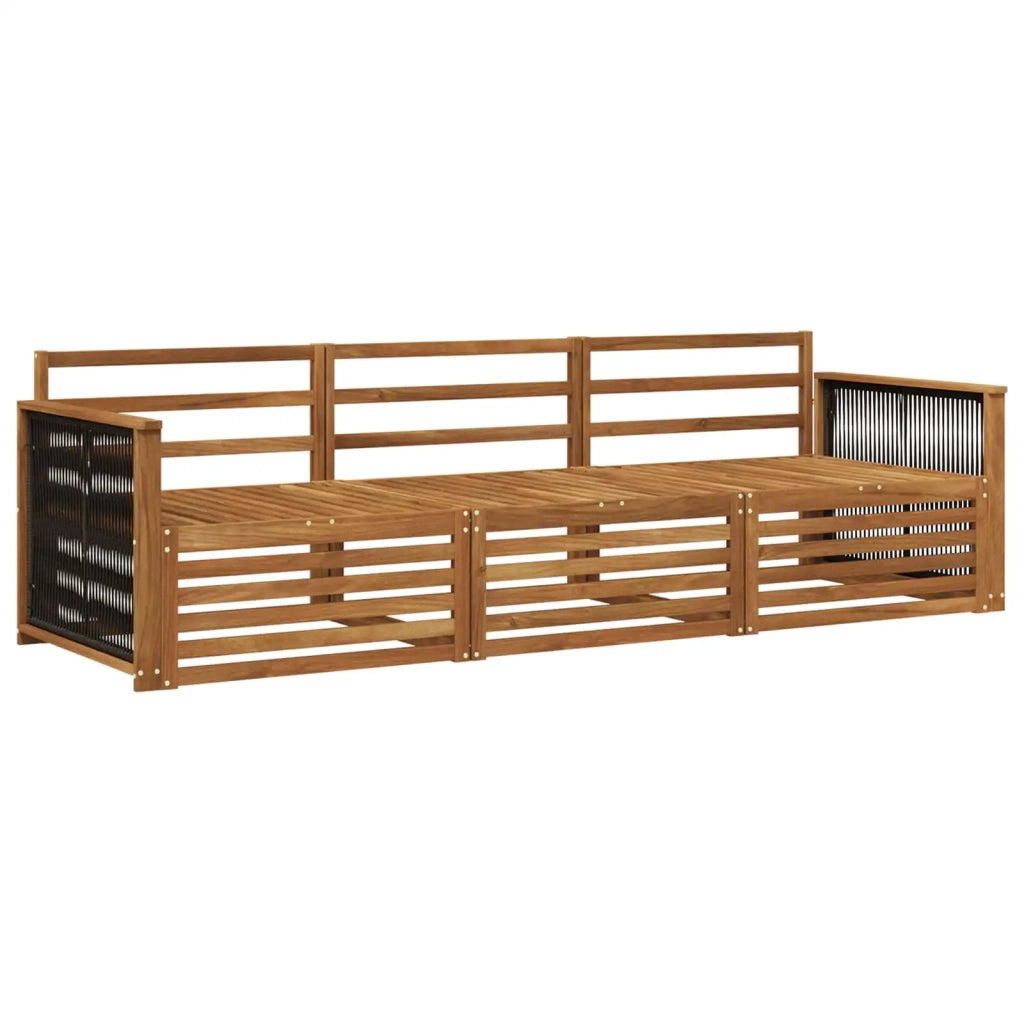 Set di divani da esterno 3 pcs Naturale 3382962