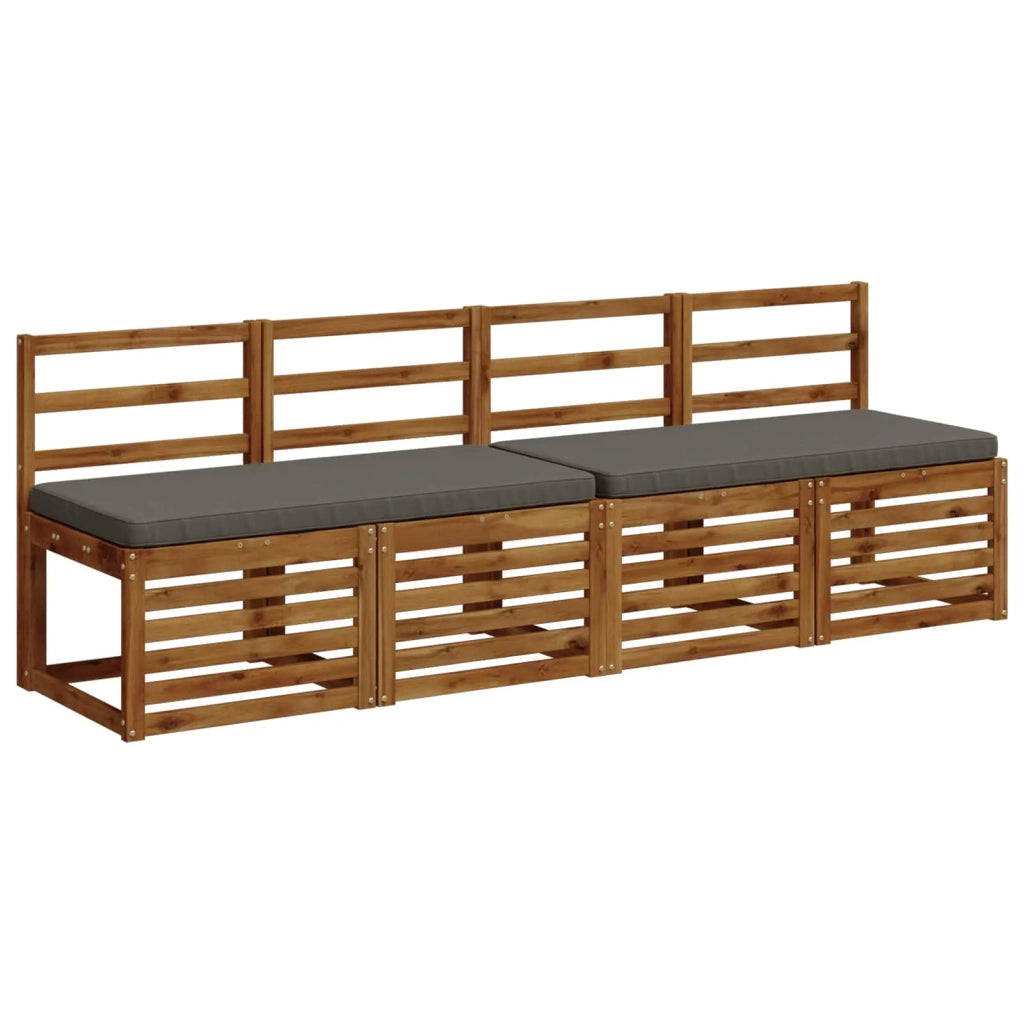Cuscini per Panchina a 2 Pezzi VUGHT 2 pz 100% Poliestere 951885