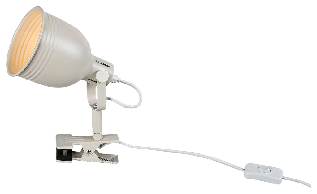 Lampada da lettura a clip beige E14 Flint 3093 Rabalux