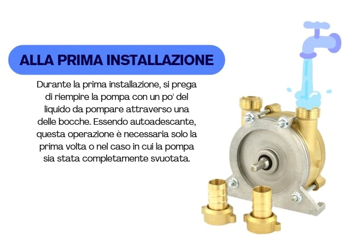 Pompa Ottone da Travaso TR20