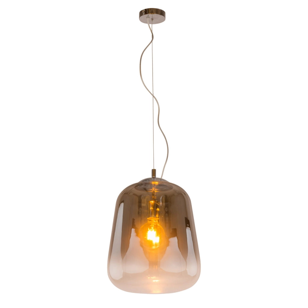 Lampada a sospensione Italux Lanila MD-1712-4 fumé Ø33