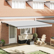 Tenda da Sole Antracite 4 × 3 m Metallo
