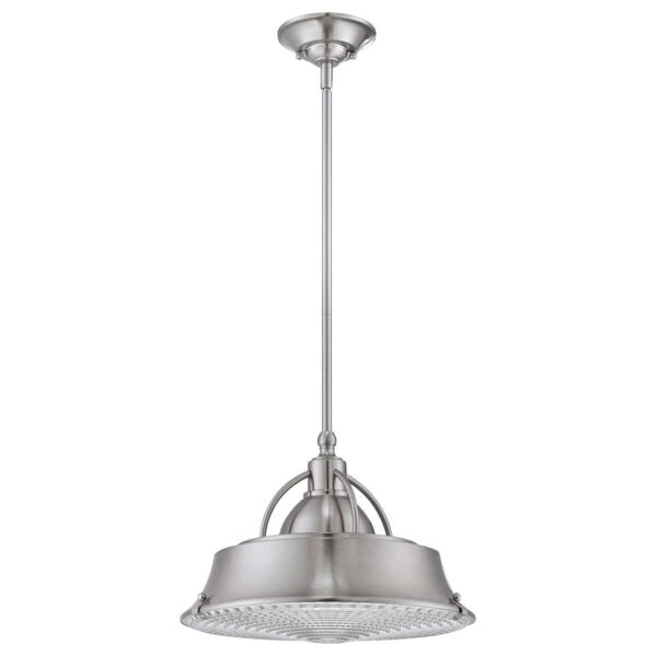 Lampada a sospensione Cody nichel spazzolato 2xE27 Quoizel
