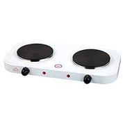 DCG EKP2420 Piastra Elettrica 2000W Fornello Elettrico 2 Piastre con Temperatura Regolabile Compatta e Portatile Ideale