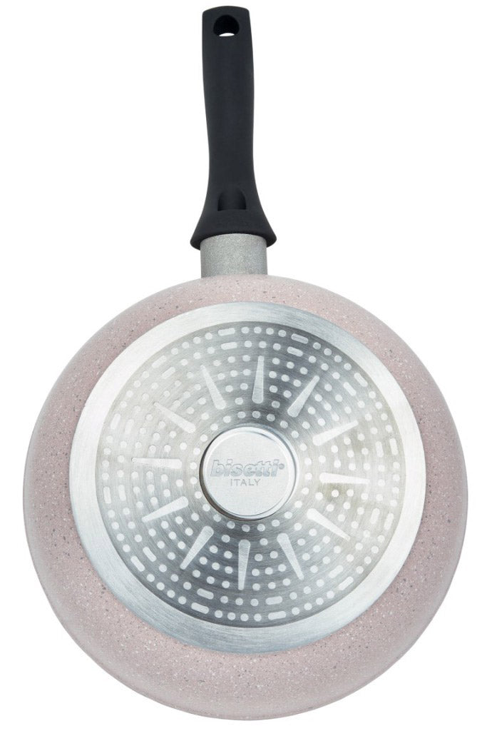 Batteria di Pentole 10 Pezzi Antiaderente Induzione Bisetti Stonerose