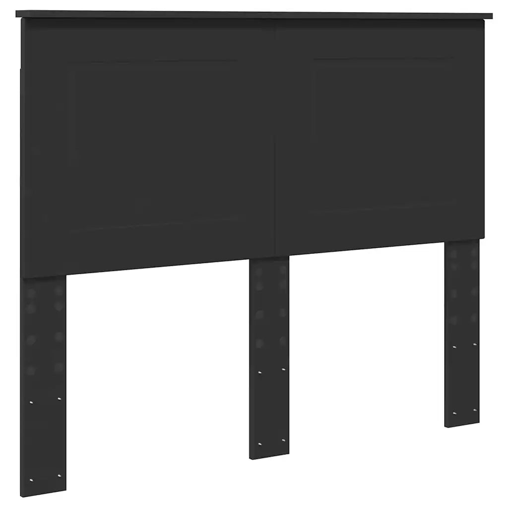 Testiera-Testata-Testiera Decorativa Rovere Nero 135 cm Legno multistrato 143849