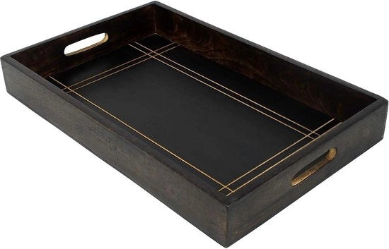 Piatto da tavolo per servire snack e frutta - design in legno manuale - casa, cucina, regali