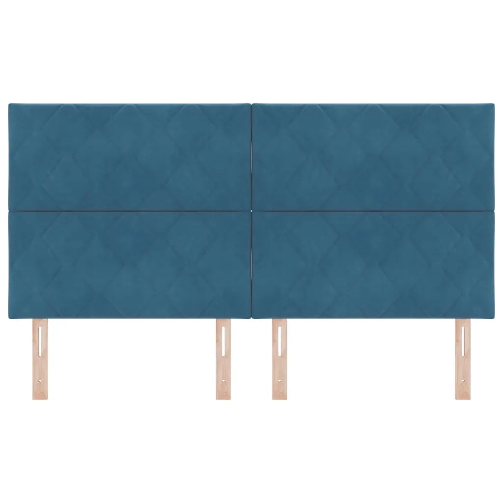 Testiera Blu Scuro 180 cm Velluto 3337949