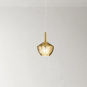Vetro Borosilicato Contemporaneo Rain Oro Specchiato D20 Senza Rosone
