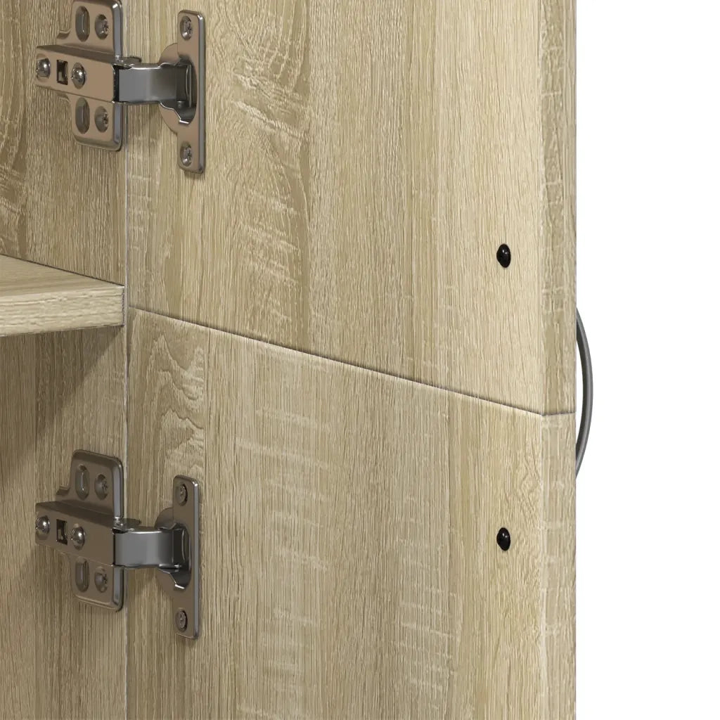 Schedario Rovere Sonoma 60x32x153 cm in Truciolato 3276646