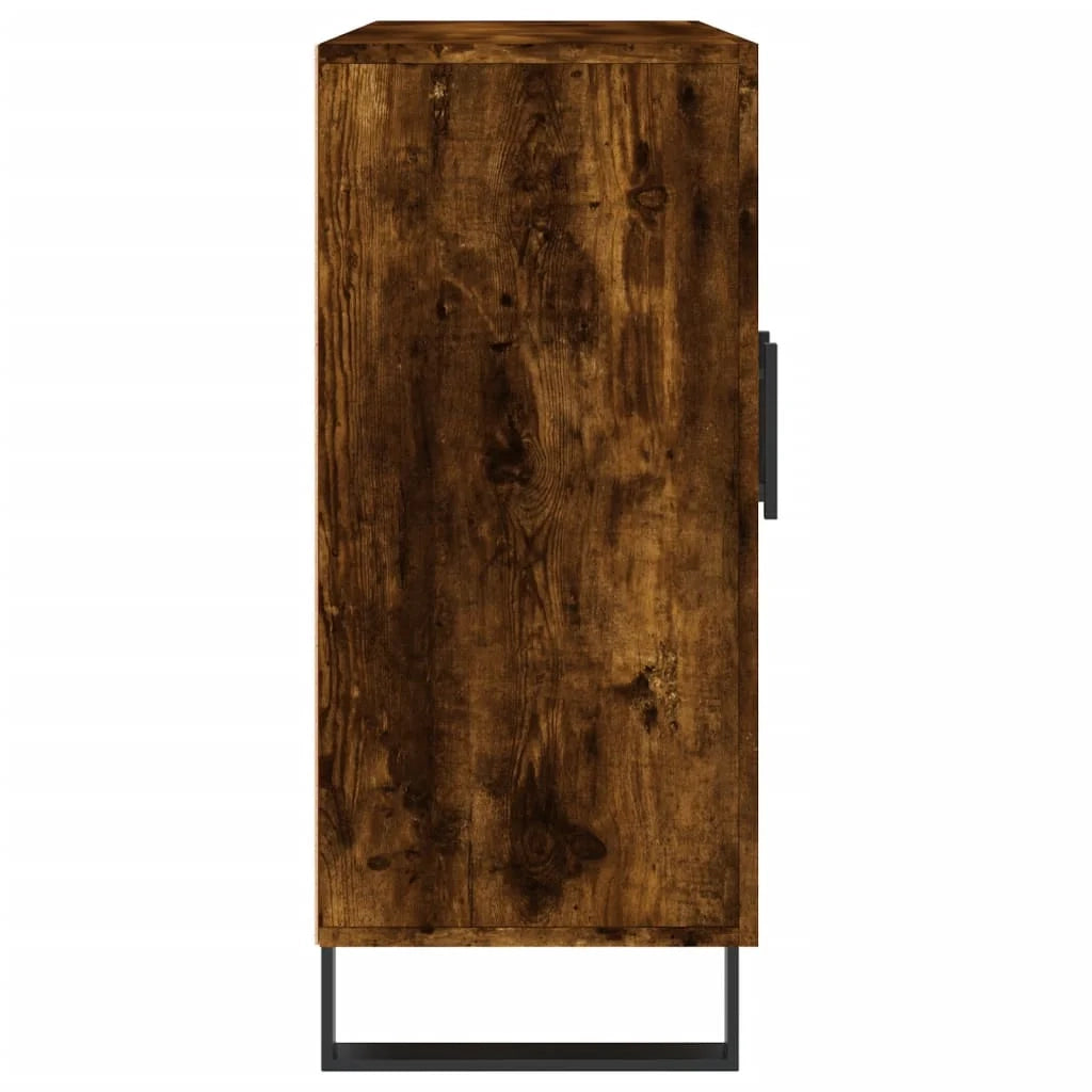 Buffet credenza cassettiera armadio mobile contenitore organizer per cucina soggiorno salotto 90 x 34 x 80 cm legno ingegnerizzato marrone 02_0031124