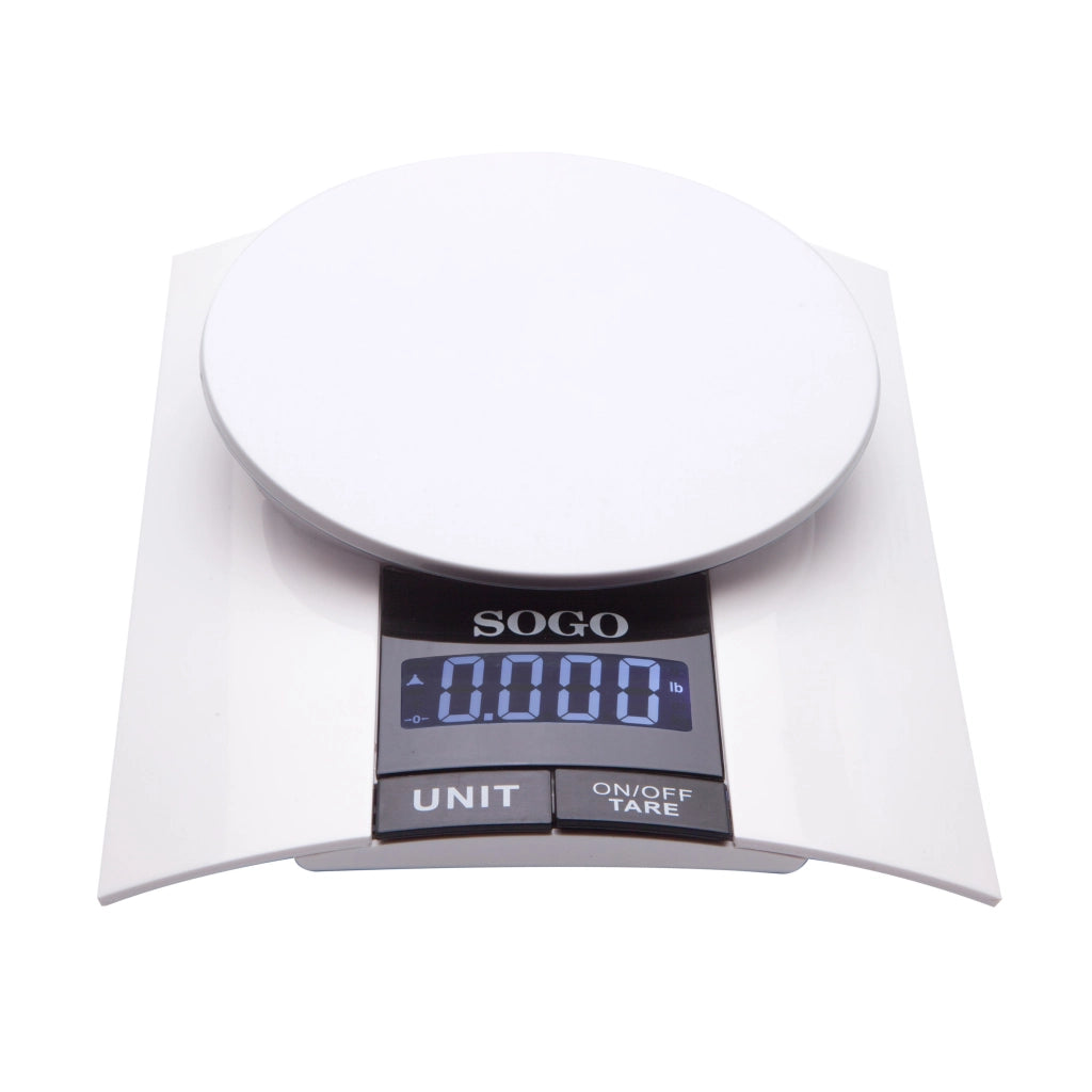 SOGO Bilancia da Cucina Elettronica 3kg con Display LED e Funzioni Zero/Tara