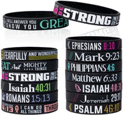 Bracciali Motivazionali - Set di 13 pezzi - 6,5 cm di diametro - Bracciali in silicone - Frasi d'ispirazione - Accessori per la motivazione - Accessori per la personalizzazione.