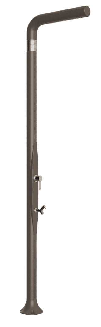 Doccia da Esterno Giardino Miscelatore e Lavapiedi Arkema Funny Yang Dove Grey