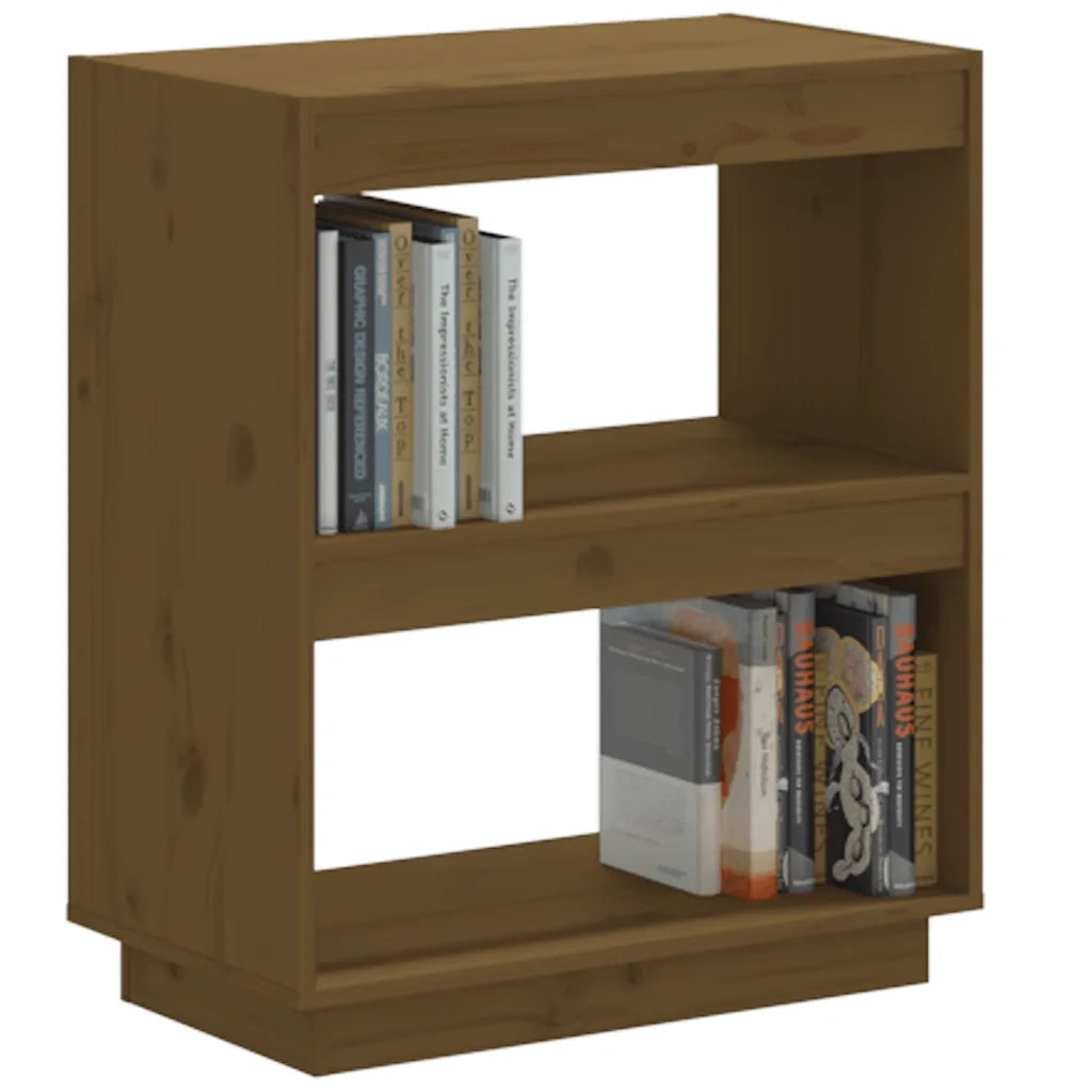 Libreria Marrone Ambra 60x35x71 cm in Legno Massello di Pino 810862
