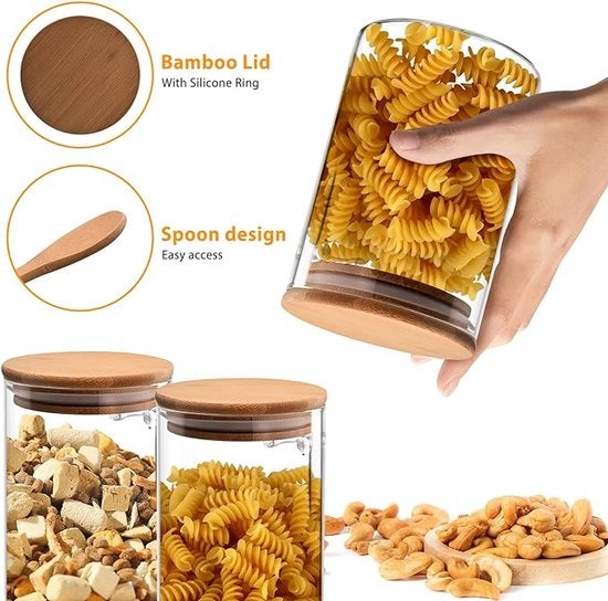 Contenitori di stoccaggio alimentare / Potti a tenuta d'aria