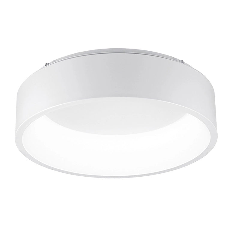 CHOPIN - Plafoniera Tonda a LED 36W, 3000K, Luce Calda, Struttura in Metallo Bianco, Diffusore in Metacrilato, IP20 - Rossini Group
