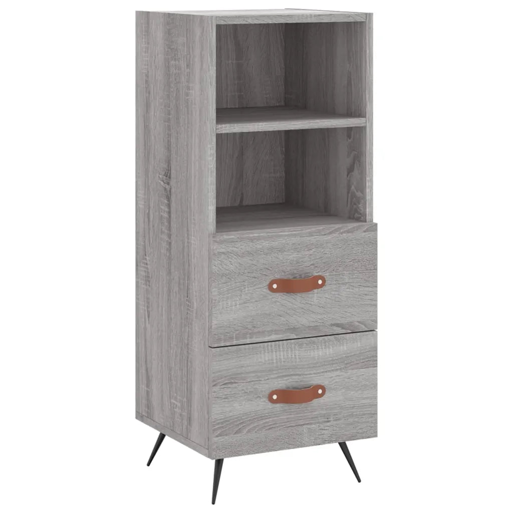 Credenza Grigio Sonoma 34,5x34x180 cm in Legno Multistrato 3198895