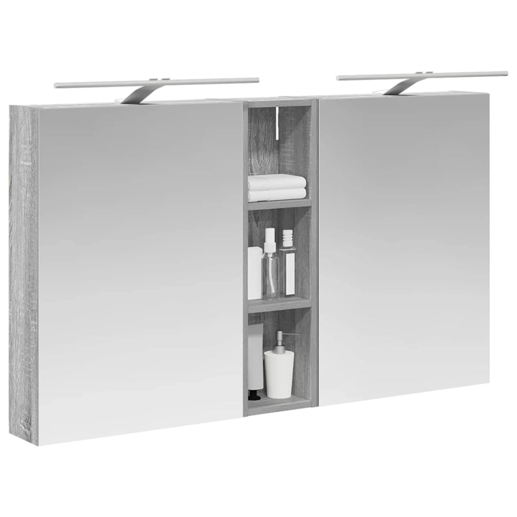 Set di Armadi da Bagno con lo scaffale 3 pcs 120 x 14,5 x 70 cm 3403757