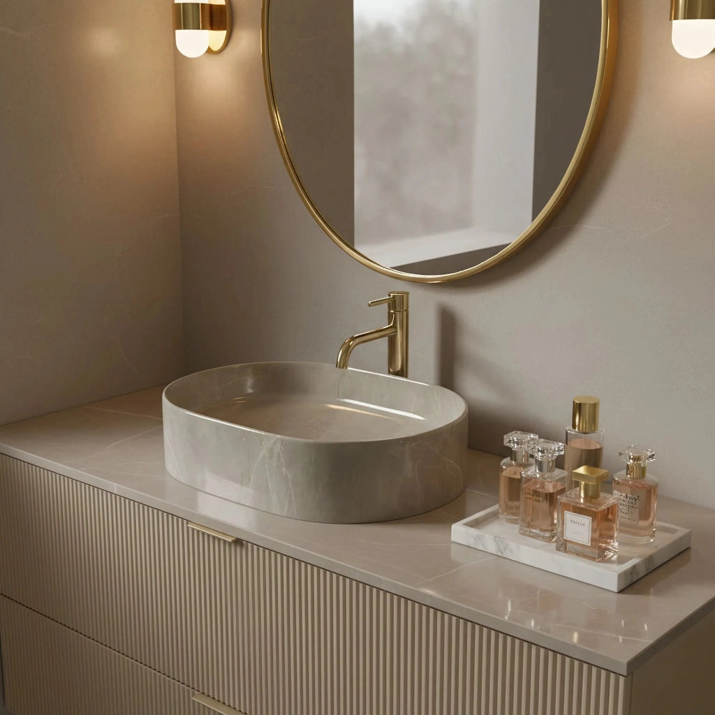 Lavabo Da Appoggio Rea Nadia 50 Kashmir